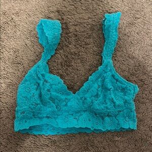 Lace Bralette in Teal